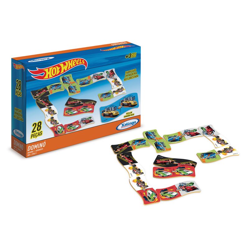 Domino-de-Madeira---Hot-Wheels---Xalingo