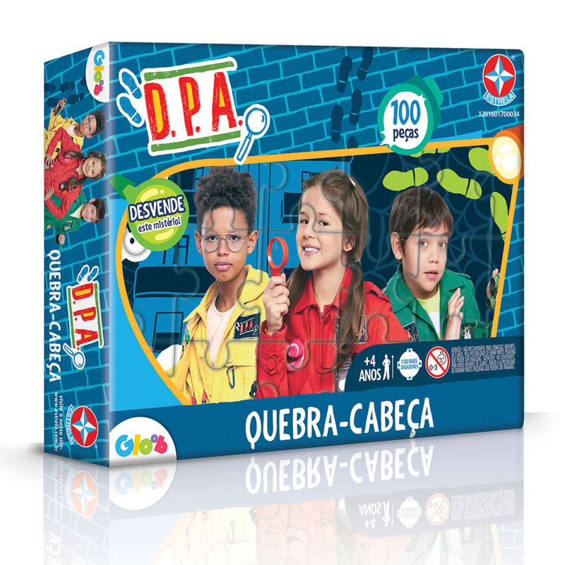 Quebra-Cabeca---100-Pecas---Turma-do-DPA---Estrela