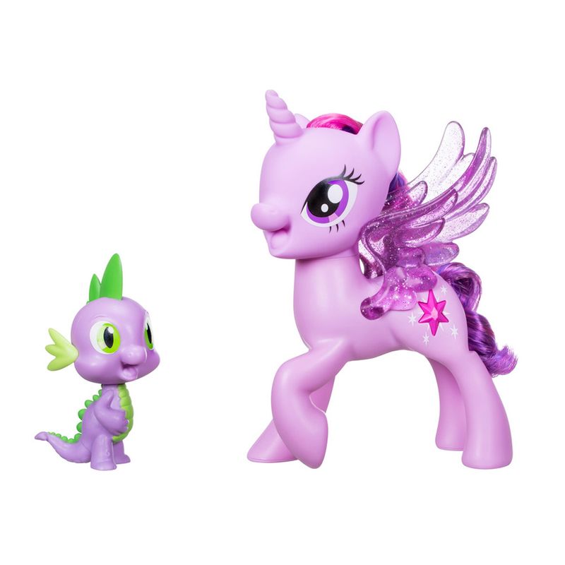 Figuras-My-Little-Pony-Movie---Vamos-Cantar-Juntos---Princess-Twilight-Sparkle-e-Spike-the-Dragon---Hasbro