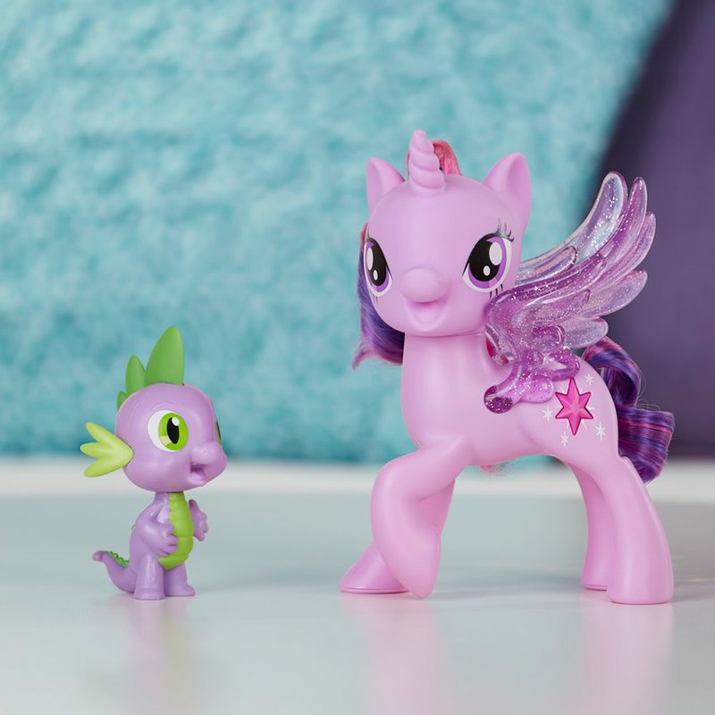 Figuras-My-Little-Pony-Movie---Vamos-Cantar-Juntos---Princess-Twilight-Sparkle-e-Spike-the-Dragon---Hasbro