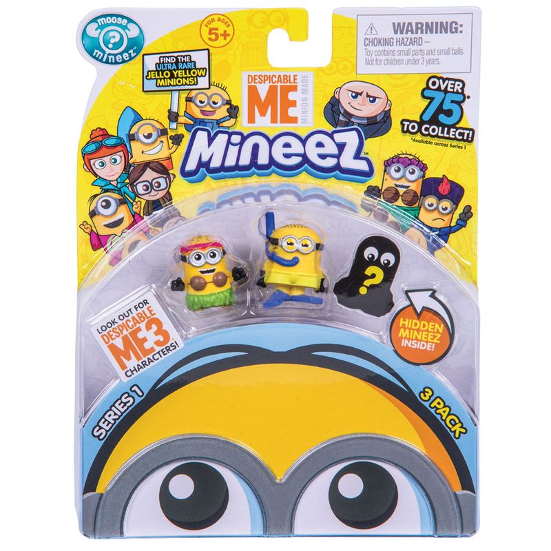 Mini-Figuras-Colecionaveis---25-cm---Mineez---2-Personagens---1-Surpresa---Meu-Malvado-Favorito-3---DTC