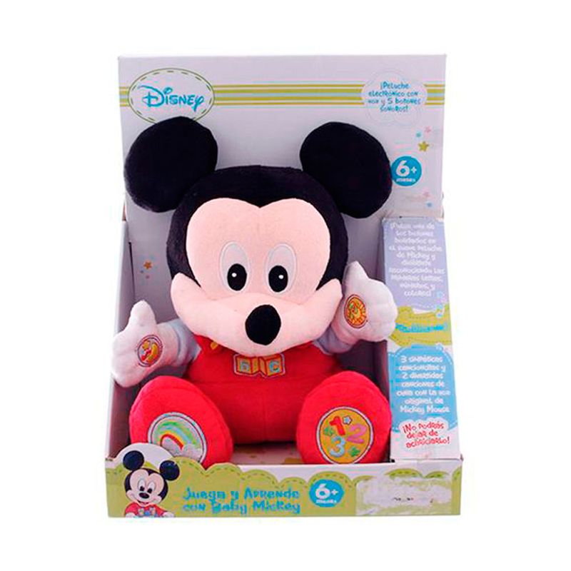 Pelucia-Interativa---30-Cm---Disney---Mickey-Mouse-Divertida---Dican