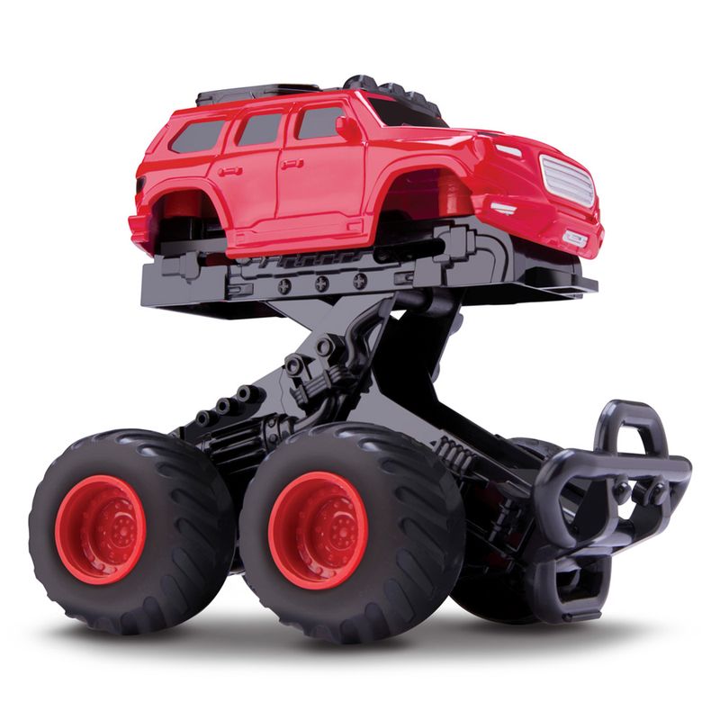 Carrinho-Bate-Transforma---Shock-Car---Van-Vermelha---Rosita