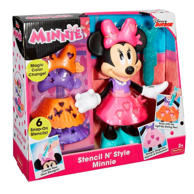 Boneca-Articulada---25-Cm---Disney---Minnie-Mouse---Desenhos-Magicos---Fisher-Price