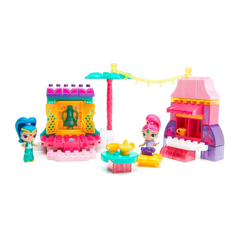 Blocos-de-Montar---Mega-Bloks---Shimmer---Shine---Mercado-dos-Genios---Fisher-Price