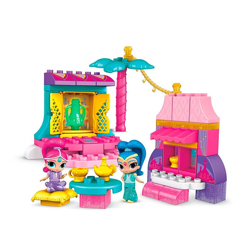 Blocos-de-Montar---Mega-Bloks---Shimmer---Shine---Mercado-dos-Genios---Fisher-Price