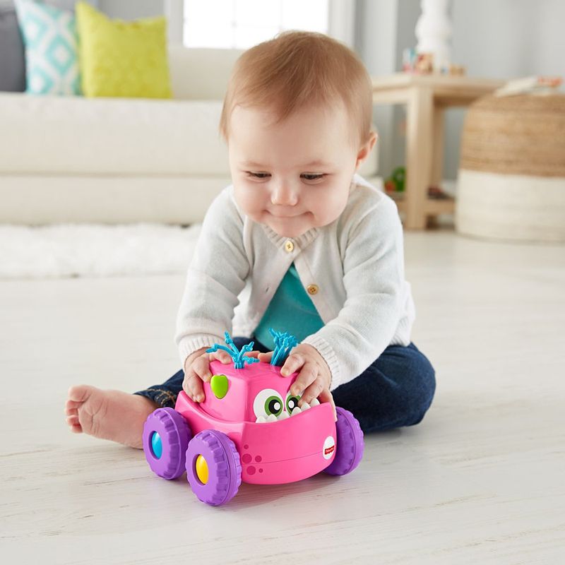 Meu-Primeiro-Carrinho---Veiculo-Monstro---Rosa---Fisher-Price