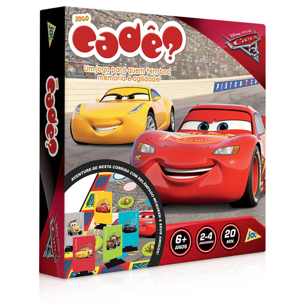 Jogo de Cartas Corrida Carros 3 - Copag - Outros Jogos - Magazine