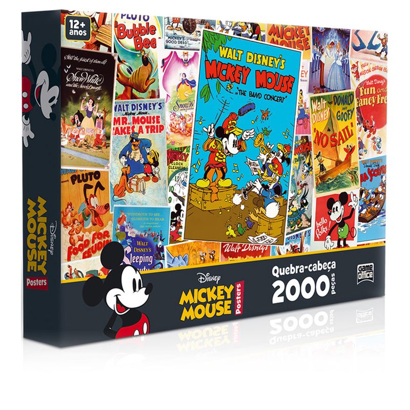 Quebra-Cabeca---2000-Pecas---Mickey-Mouse---Disney---Toyster