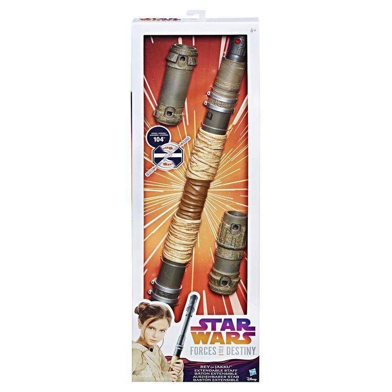 Bastao-Extensivel---104-Cm---Disney---Star-Wars---Star-Wars-Forces-of-Destiny---Rey-of-Jakku---Hasbro