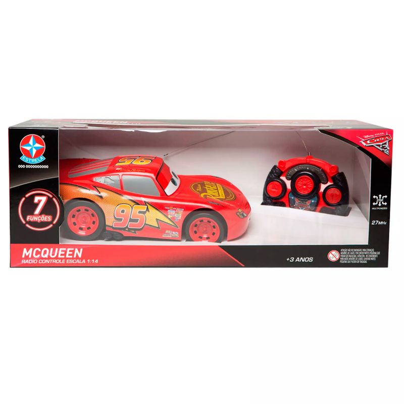 Carrinho-de-Controle-Remoto---1-14---Disney---Pixar---Carros-3---Relampago-McQueen---Estrela