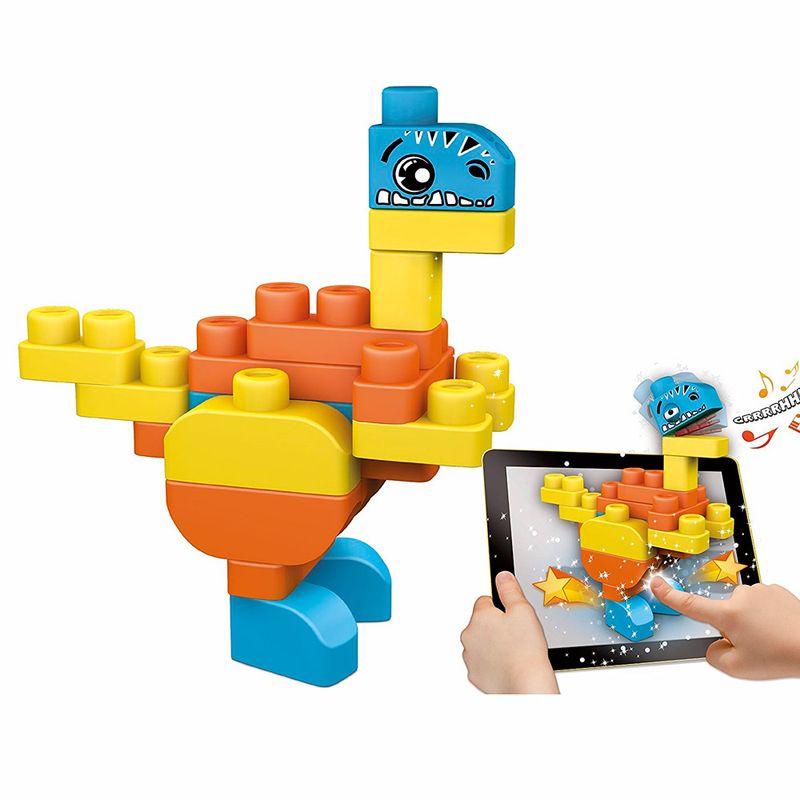 Blocos-de-Montar-Interativos---App-Toys---Dinossauros---Chicco