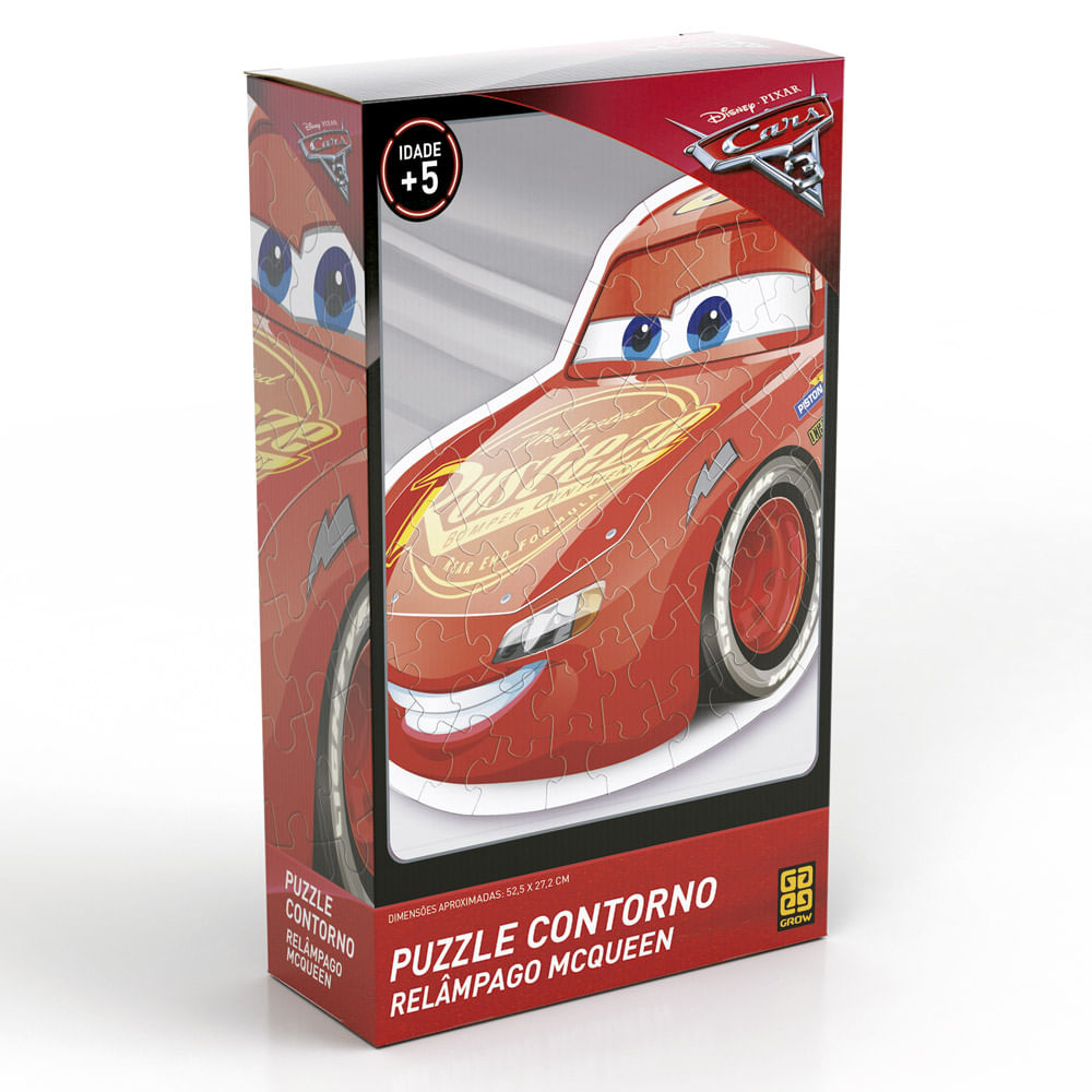 Quebra-Cabeça Grandão 48 Peças - Carros 3 Disney - MP Brinquedos