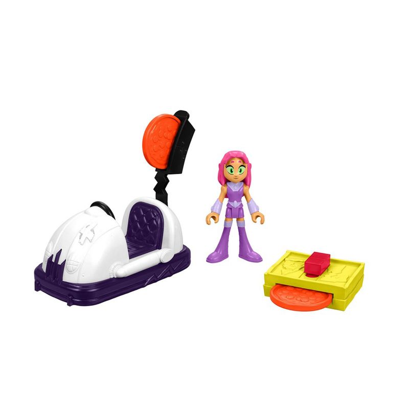 Mini-Figura-e-Veiculo---Imaginext---DC-Comics---Teen-Titans-Go---Estelar---Fisher-Price
