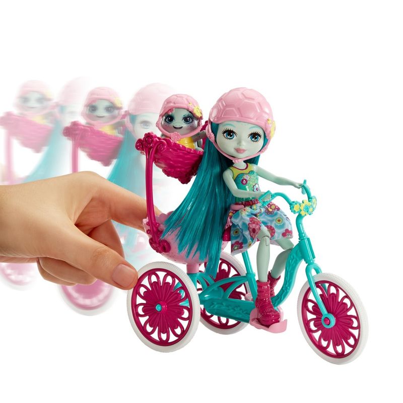 Boneca-Fashion-e-Veiculo---Enchantimals---Talee-Turtle---Mattel