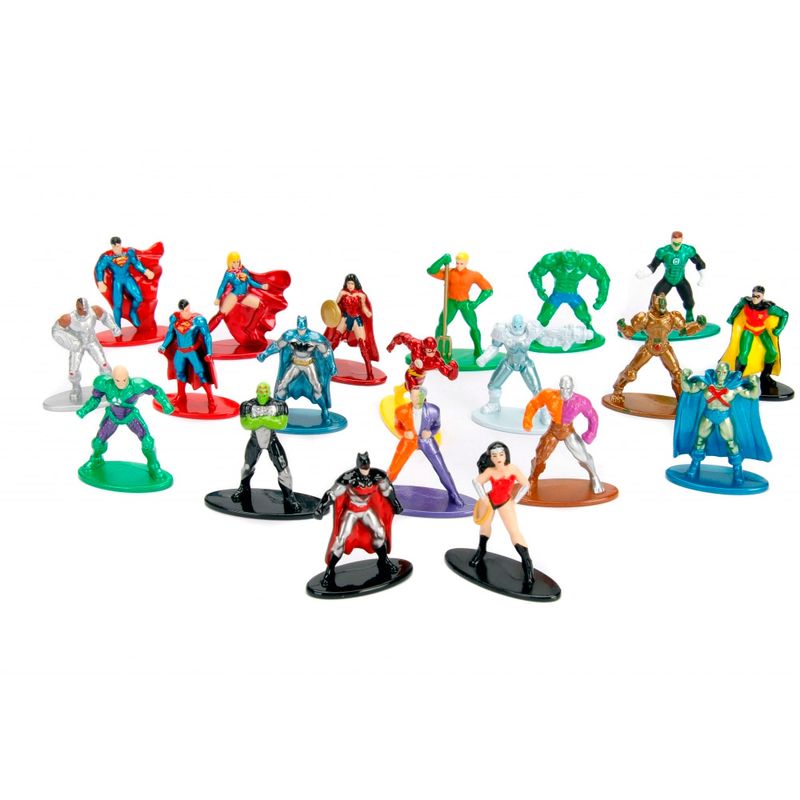 Conjunto-de-20-Mini-Figuras---5-Cm---Nano-Metal---DC-Comics---Herois-e-Viloes---DTC