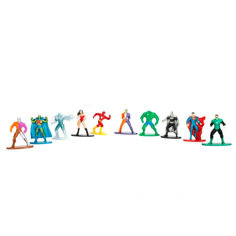Conjunto-de-10-Mini-Figuras---5-Cm---Nano-Metal---DC-Comics---Herois-e-Viloes---DTC