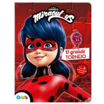 Livro-Infantil-e-Quebra-Cabeca---Miraculous---LadyBug---O-Grande-Torneio---Ciranda-Cultural-