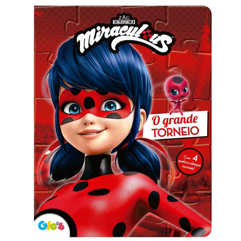 Livro-Infantil-e-Quebra-Cabeca---Miraculous---LadyBug---O-Grande-Torneio---Ciranda-Cultural-