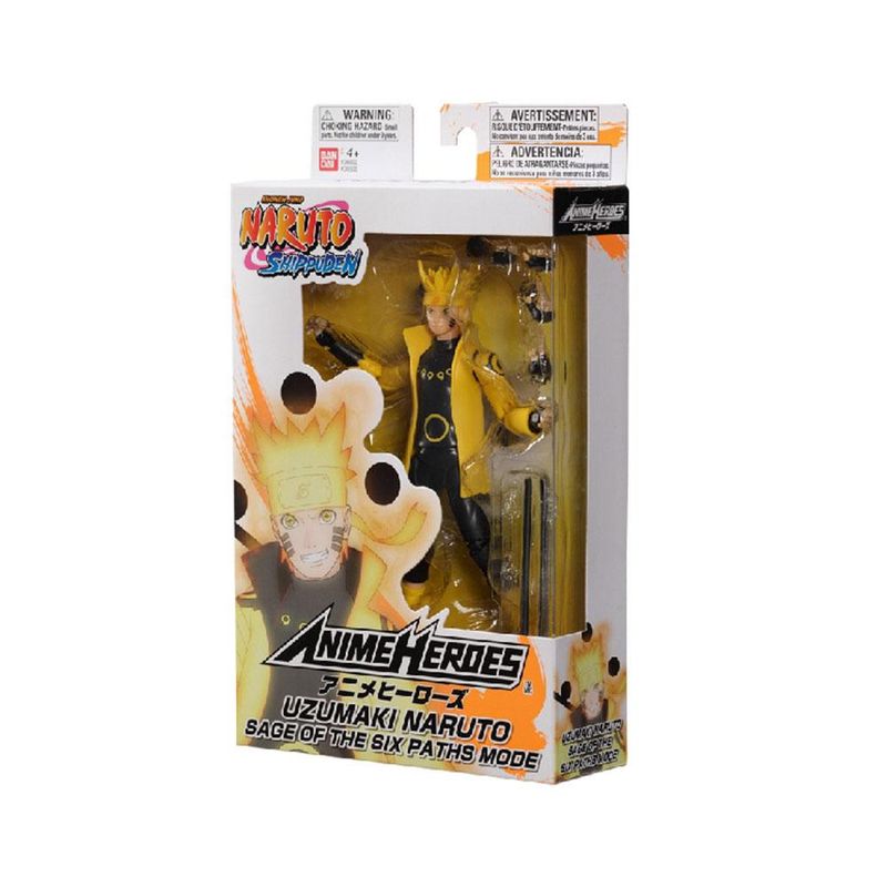 Boneco Articulado - Naruto Shippuden - Uzumaki Naruto Sage Of The