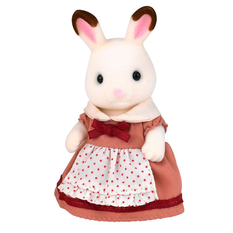 Sylvanian-Families---Familia-Coelho-Chocolate---Mae---Epoch