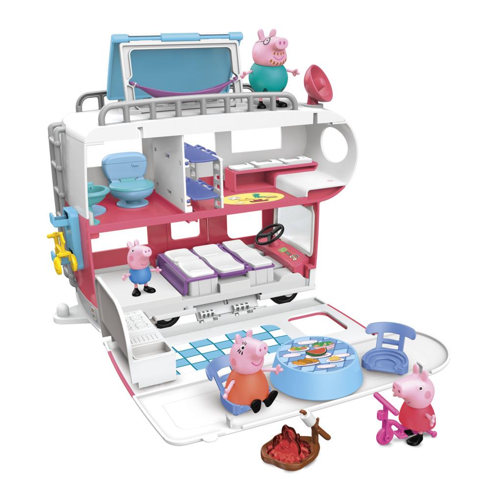 Mini Figuras e Veículo - Peppa Pig - Motorhome da Família - Hasbro