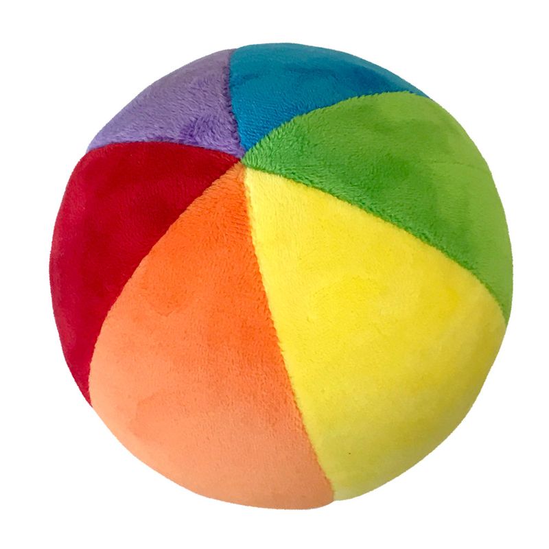 Bola-Plush-Chocalho---Colorida---Buba