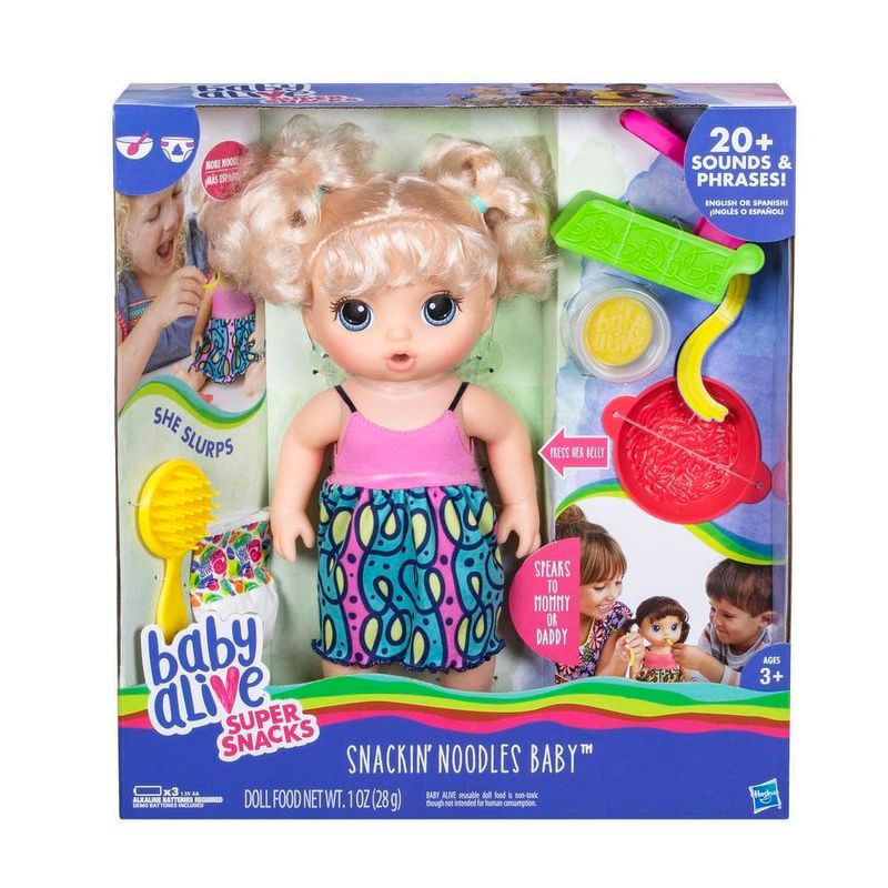 Boneca-Baby-Alive-Loira-Adoro-Macarrao-Hasbro-Embalagem