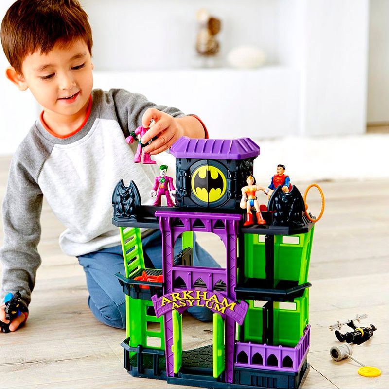 4Playset-Imaginext---DC-Super-Friends---Arkham-Asylum---Fisher-Price