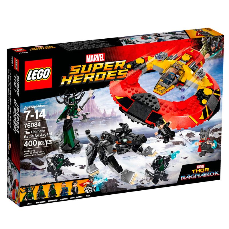 LEGO-Super-Heroes---Disney---Marvel---Thor-Ragnarok---Batalha-Final-de-Asgard---76084