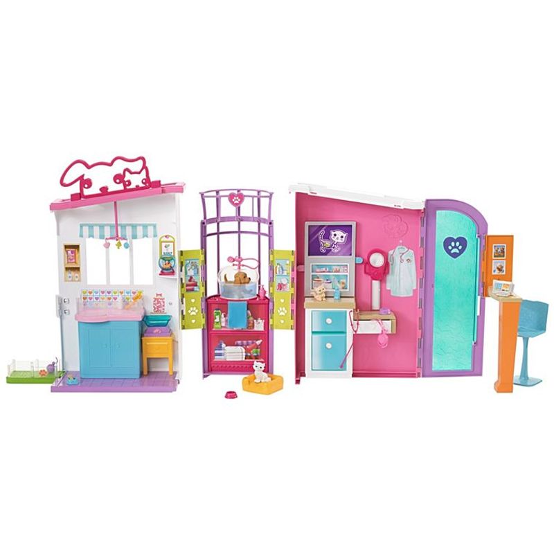 Playset-Barbie-Family---Hospital-dos-Bichinhos---Mattel