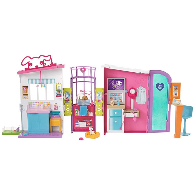 Playset-Barbie-Family---Hospital-dos-Bichinhos---Mattel