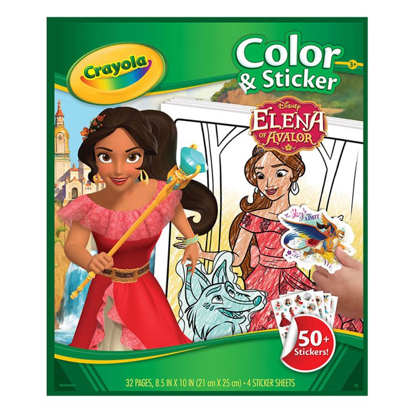 Livro-para-Colorir---Disney---Elena-de-Avalor---Crayola---FRENTE