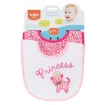 Kit-com-2-Babadores-Estampados---Princesas---Buba---FRENTE