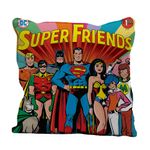 Capa-para-Almofada---DC-Comics---Super-Friends---45x45---Colorido---Metropole