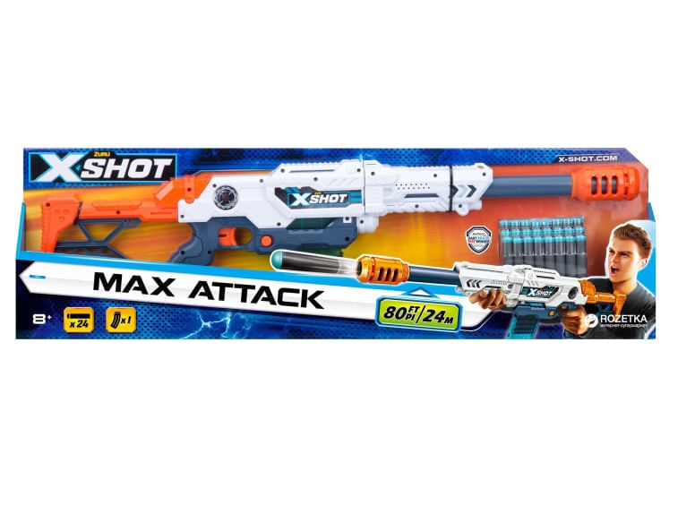 Confira Lançador de Dardos - X-Shot Excel Series - Max Attack