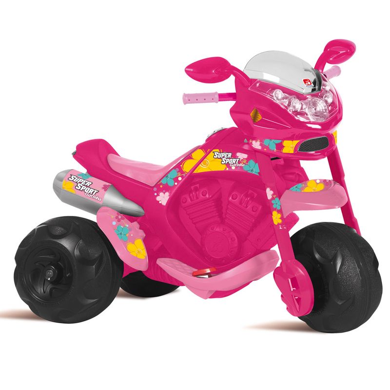 Moto-Eletrica---6-V---Moto-Super-Sport---Rosa---Bandeirante