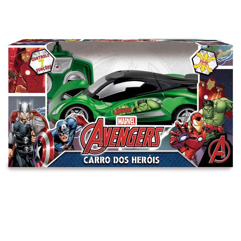 Carrinho-de-Controle-Remoto---Disney---Marvel---Extreme-Personalizado---Hulk---Mimo