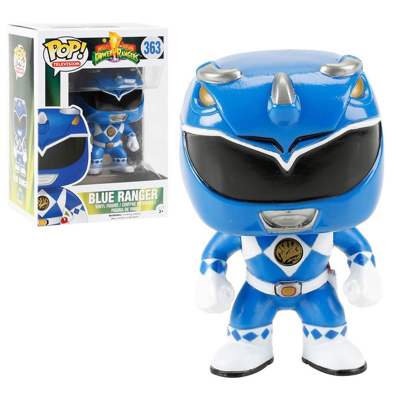 Figura-Colecionavel---Funko-POP---Power-Rangers---Ranger-Azul---Funko