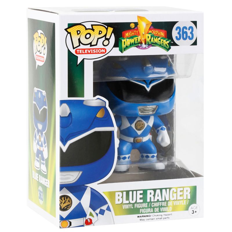 Figura-Colecionavel---Funko-POP---Power-Rangers---Ranger-Azul---Funko