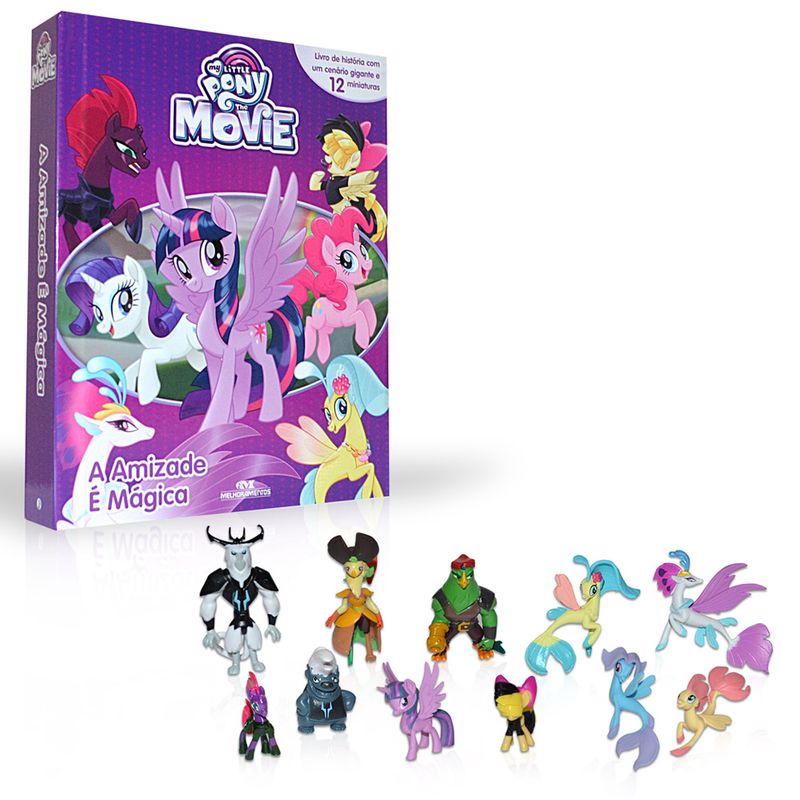 Livro-Infantil---My-Little-Pony-Movie---A-Amizade-e-Magica---Melhoramentos