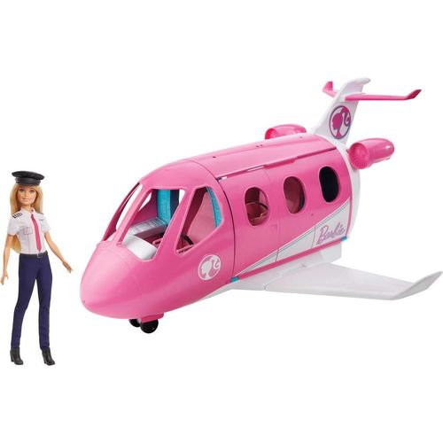 Boneca Barbie e Veículo - Jatinho de Aventuras da Barbie - Mattel