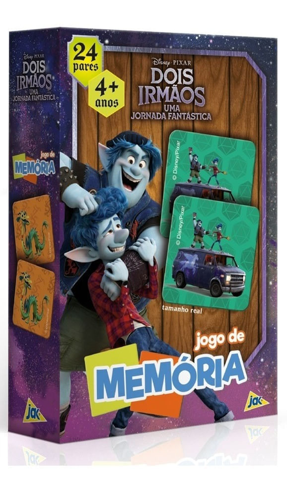 Jogo da Memória - Disney - Pixar - Dois Irmãos - Toyster