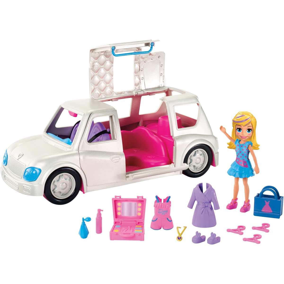 Veículo e Boneca - Polly Pocket - Van de Camping - Mattel - Ri Happy