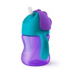 Copo-com-Canudo---Dinossauro-Roxo-e-Azul---200-Ml---Philips-Avent