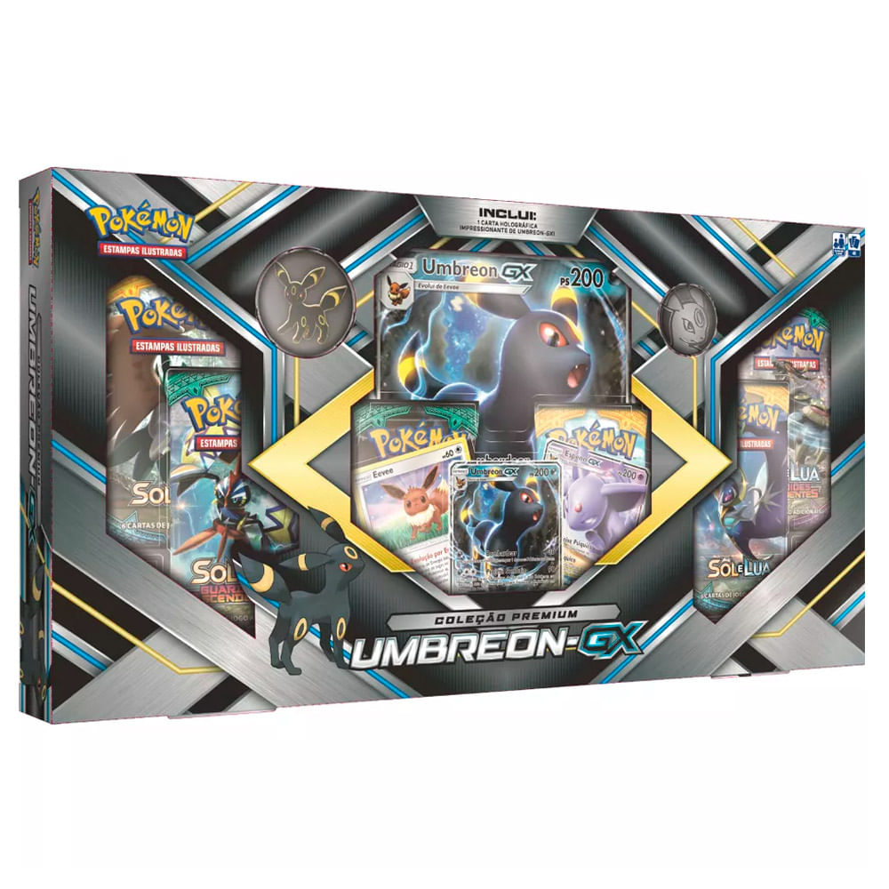 Jogo Pokémon - Coleção Premium - Umbreon-GX - Copag - Ri Happy