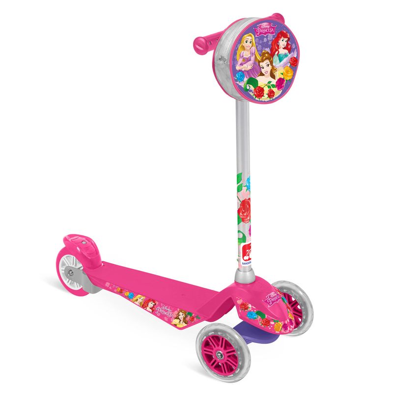 Patinete---Skatenet-com-Bolsinha---Disney---Princesas---Bandeirante