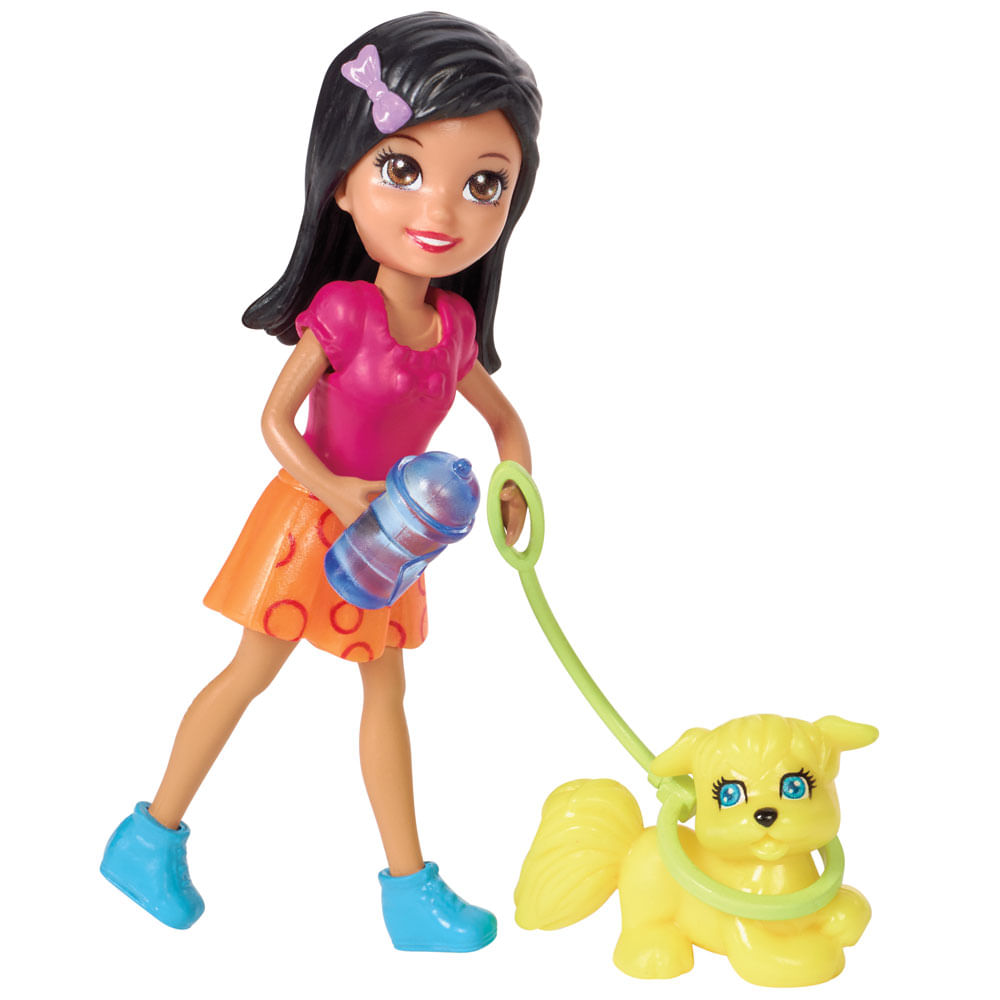 Polly Pocket! Sort Boneca com Bichinho Mattel : .com.br