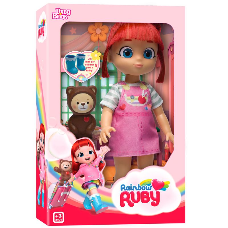 Boneca---Rainbow-Ruby-com-Urso---Novabrink