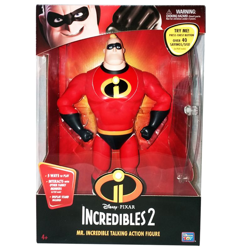 Boneco-Articulado-com-Som---Disney---Os-incriveis-2---Sr.-Incrivel---Toyng